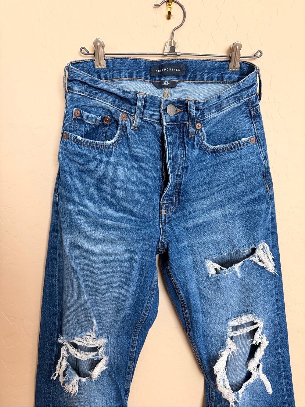 Aeropostale Vintage Blue Baggy Jeans